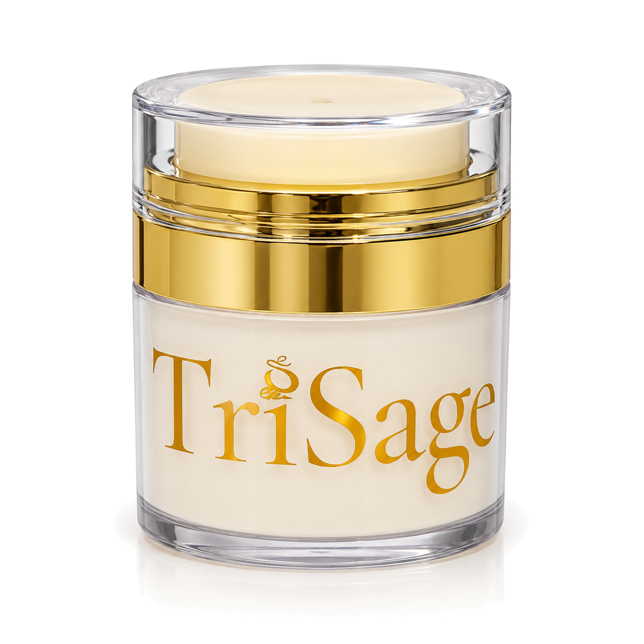 TriSage jar of bioidentical estrogen vaginal cream